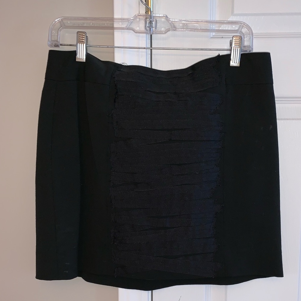 Gap black stretch mini skirt-M